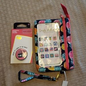NWT Simply Southern phone wristlet&spinpop